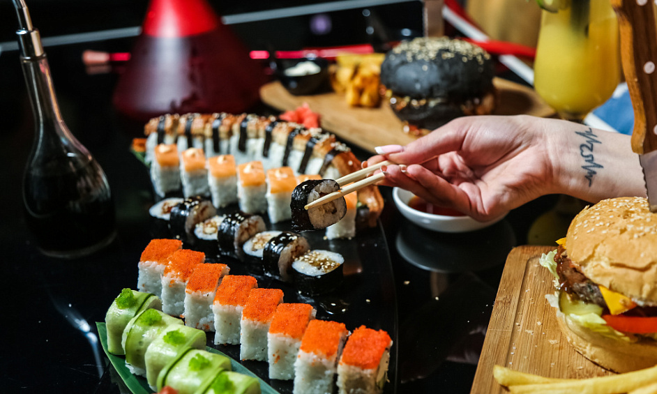 Sushi bar restaurant for sale in Leeds City Centre, known as Yummy Sushi Bar 1