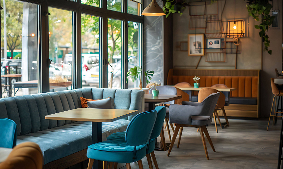 Restaurant and coffee shop for sale in Wood Green London with open lease and 62 seats 1