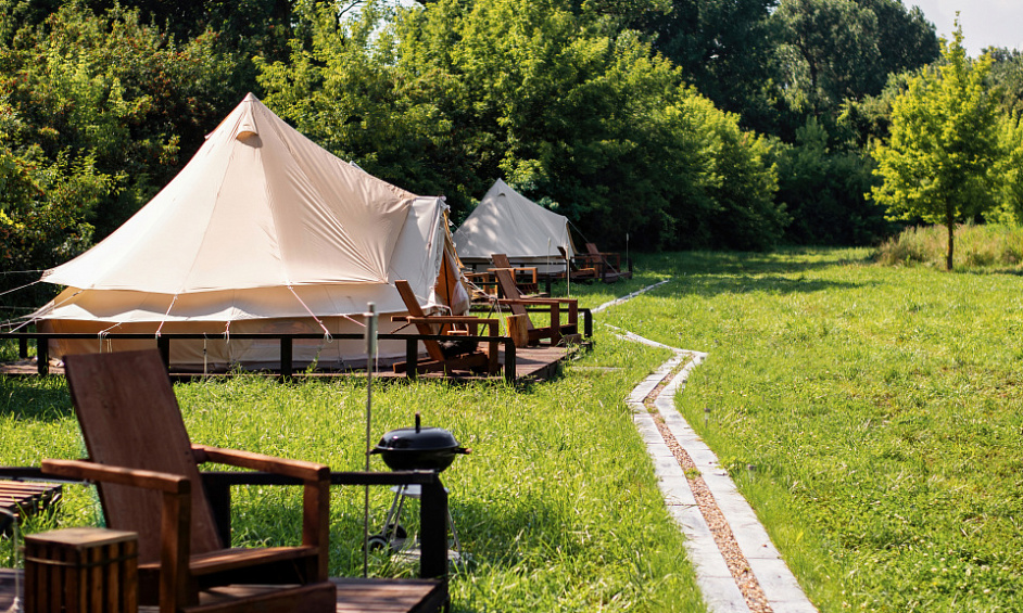 Glamping business and period home on 2.5 acres in Prestatyn, North Wales for sale 1